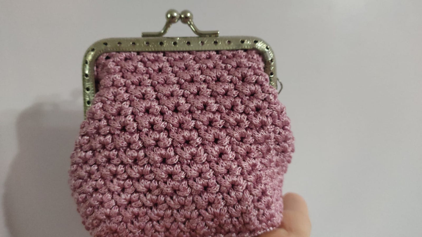 Handcrafted Crochet Mini Coin Purses – Available in Multiple Colors