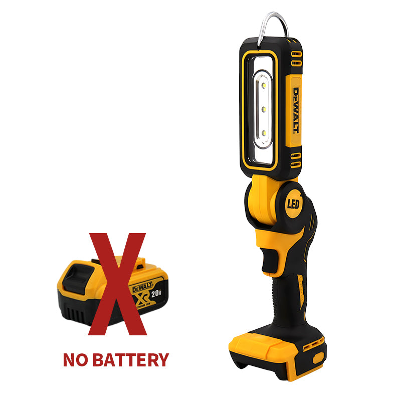 Dewalt Work Light LED Lighting 20V Battery 90 Degree Foldable Flashlight Multifunctional Household Handheld Emergency Light