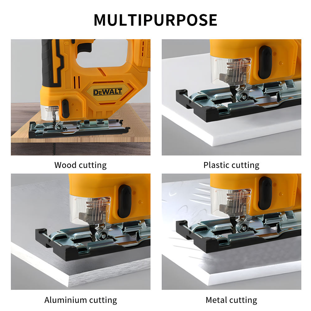 Dewalt Cordless Brushless Curve Jig Saw Wood Metal Cutting Multifunctional Rechargeable Electric Cutting Tool For 20V Battery