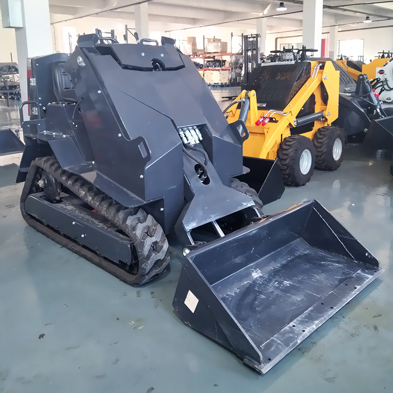 Custom Mini Loader Skid Steer Loaders With Snow Blower Lawn Mower Breaker Hammer Earth-Moving Machinery Mini Skid Steer Loader