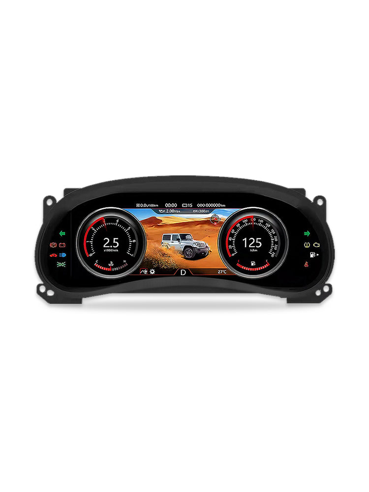 12.3 Inch Digitale Dashboard For Jeep Wrangler 2011-2017 Years Auto Lcd Paneel Snelheidsmeter Virtuele Cockpit Voor