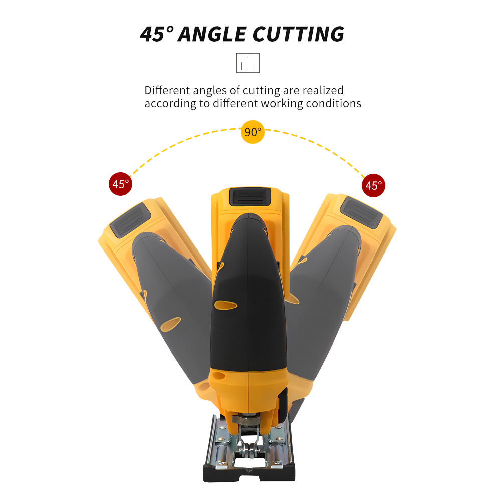 Dewalt Cordless Brushless Curve Jig Saw Wood Metal Cutting Multifunctional Rechargeable Electric Cutting Tool For 20V Battery