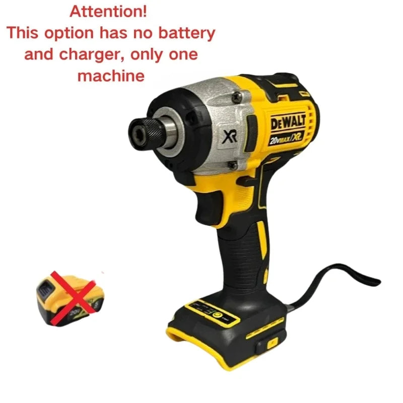 Dewalt DCD887 Cordless Impact Driver Electric Drill With 18V Lithium-ion Battery Brushless Motor LED Light Screwdriver