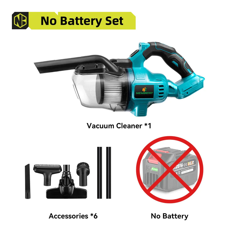 Electric Vacuum Cleaner Cordless Portable Efficient Household Industrial Construction Clean Tools For Makita 18V Battery