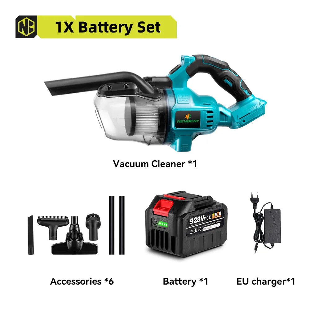 Electric Vacuum Cleaner Cordless Portable Efficient Household Industrial Construction Clean Tools For Makita 18V Battery