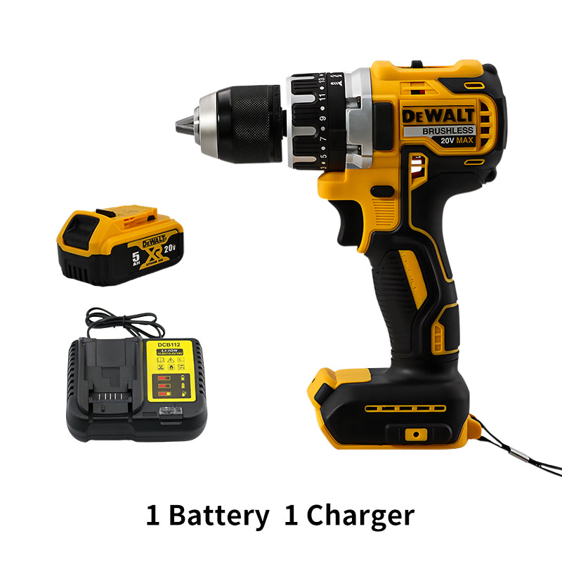 Dewalt DCD796 Cordless Brushless Impact Drill Brushless Drill Multifunctional Rechargeable Portable 20V Battery Power Tools