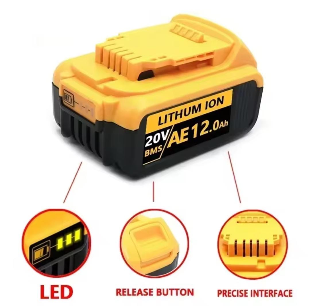 DCB200 20V Battery Compatible with dewalt power Tools  rechargeable electric tool Lithium batteries 20V