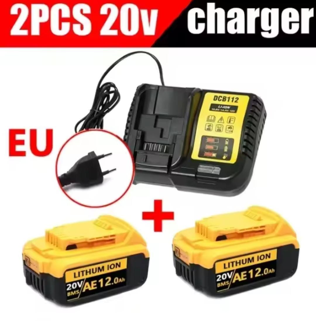 DCB200 20V Battery Compatible with dewalt power Tools  rechargeable electric tool Lithium batteries 20V