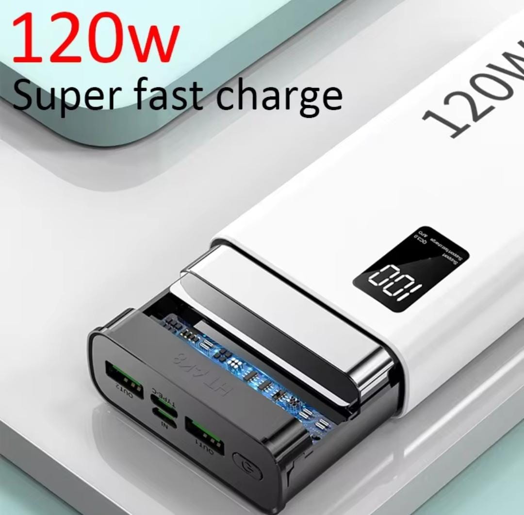 Xiaomi 120W High Capacity Power Bank 50000mAh Fast Charging Powerbank Portable Battery Charger For iPhone and Android