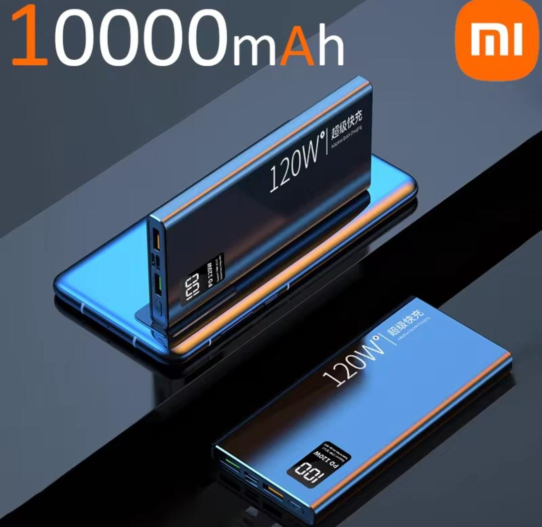 Xiaomi 120W High Capacity Power Bank 50000mAh Fast Charging Powerbank Portable Battery Charger For iPhone and Android