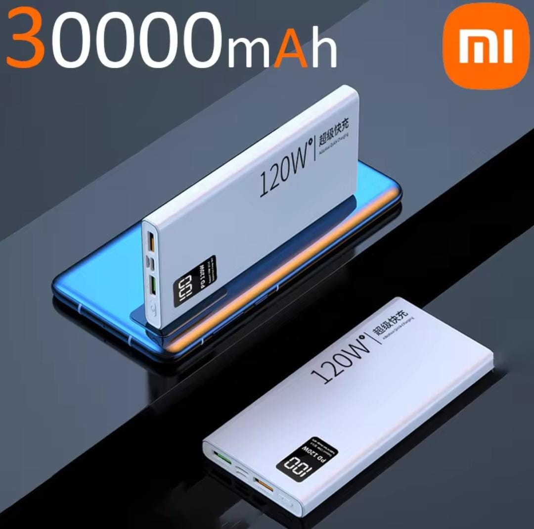 Xiaomi 120W High Capacity Power Bank 50000mAh Fast Charging Powerbank Portable Battery Charger For iPhone and Android