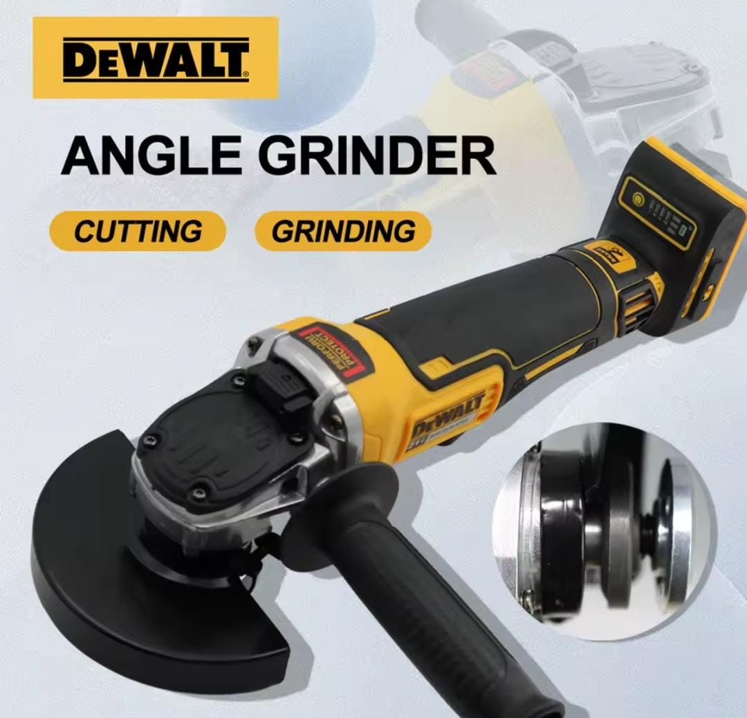 DEWALT DCG406 Kit 100/125MM 20V Angle Grinder Brushless Maglev Metal Cutting Charging Angle Grinder