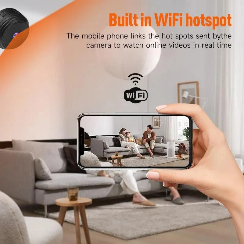 A9 HD WiFi Smart Surveillance Camera – Wireless Home Security Camcorder with Motion Sensor & Night Vision